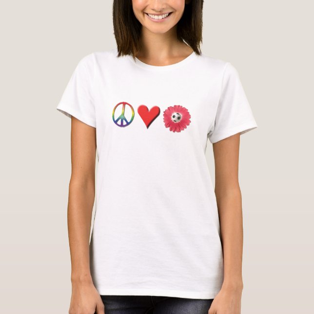 FriedensLiebegänseblümchen T-Shirt (Vorderseite)