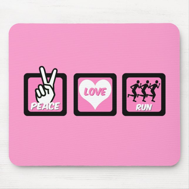 FriedensLiebelauf Mousepad (Vorne)