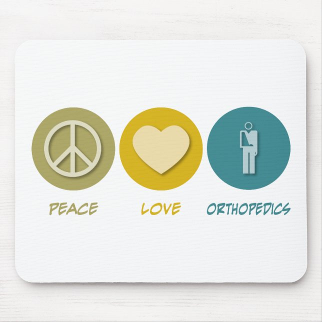 FriedensLiebeOrthopedics Mousepad (Vorne)