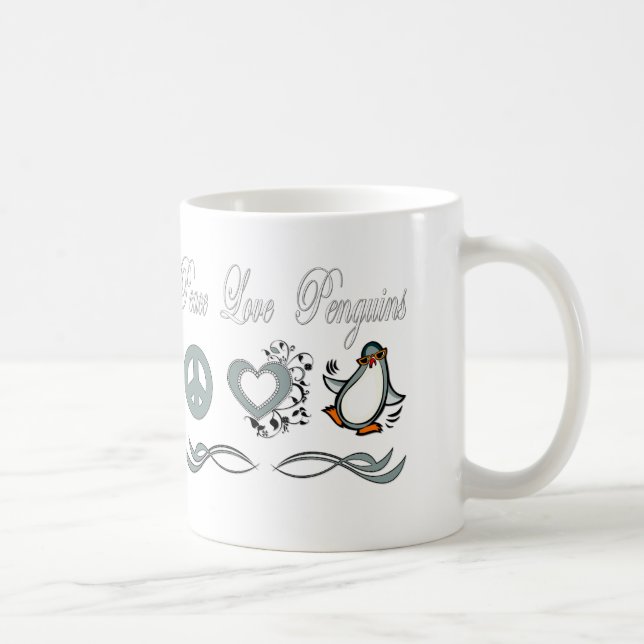 FriedensLiebePenguins Kaffeetasse (Rechts)