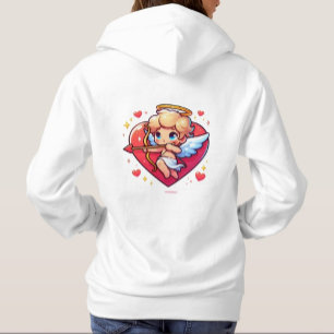 Friedensliebescupido - Cupidos romantisches Ziel Hoodie