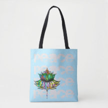 Friedenslotos-Tasche
