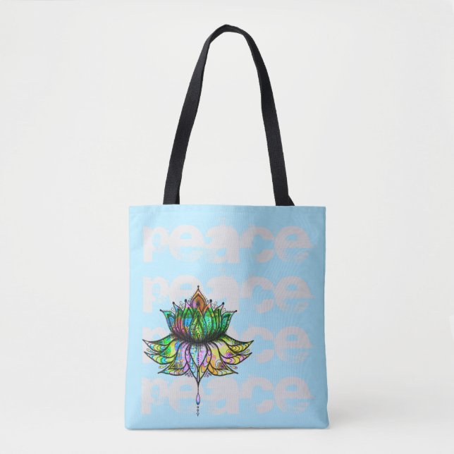 Friedenslotos-Tasche Tasche (Vorderseite)