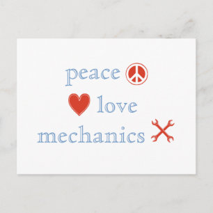 Friedensmechanismus für die Liebe Postkarte