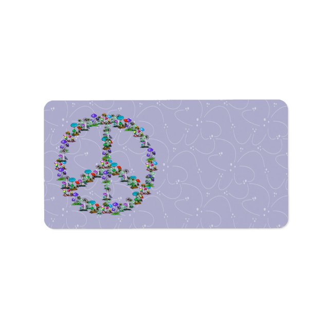 Friedensmissionen Adressaufkleber (Vorne)