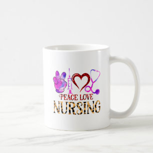 Friedensnährung - Niedliche Krankenversicherung Kaffeetasse