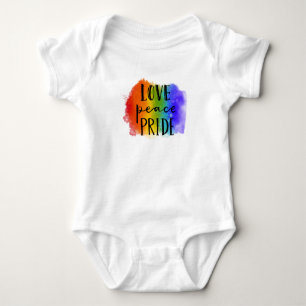 Friedenspass der Liebe Baby Strampler