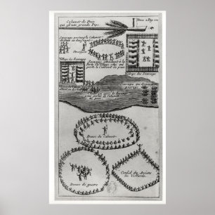 Friedenspfeifetanz des Irokesen Poster