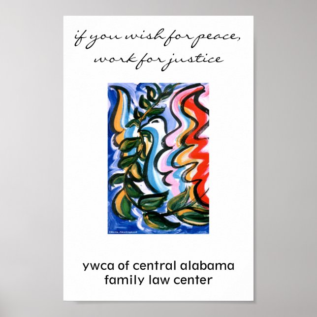 Friedensplakat Poster (Vorne)