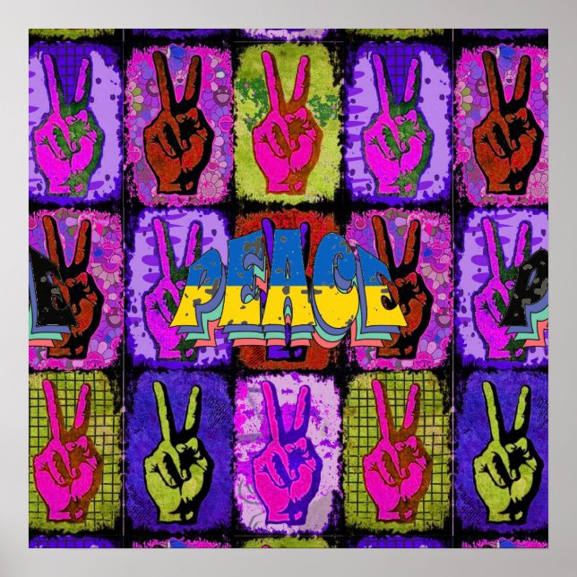 Friedensposter Poster (Vorne)