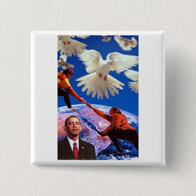 Friedenspräsident Button (Vorderseite)