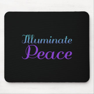 Friedenspräventionsbewusstseinsdesign beleuchten mousepad