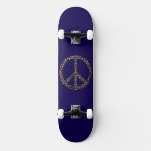 Friedensschädel-Skateboard-Design Skateboard