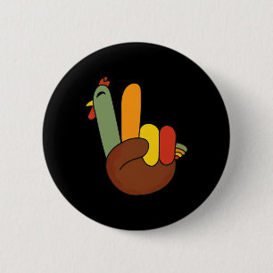 Friedensschild Türkei Hand Funny Erntedank Match Button