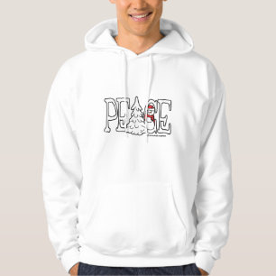 Friedensschneemann Hoodie