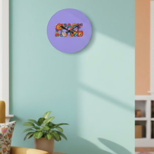 Friedenssicherung Große Wanduhr