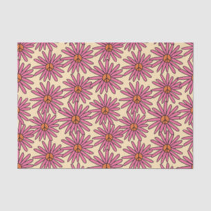 Friedensskription in Blume Retro-Entkopplung Seidenpapier