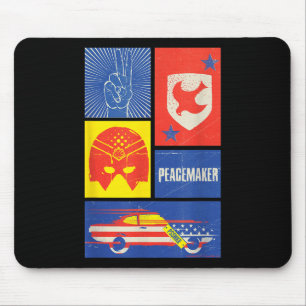 Friedensstifter Schild, Helm und Auto Mousepad