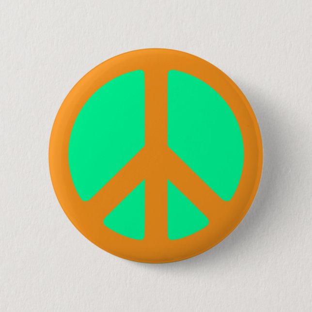Friedenssymbol Button (Vorderseite)
