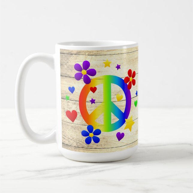 Friedenssymbol Kaffeetasse (Links)