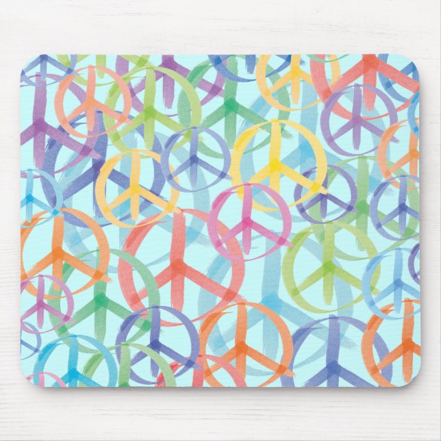 Friedenssymbol-Kunst Mousepad (Vorne)