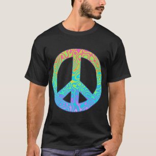 Friedenssymbol mit Farbverlauf T-Shirt