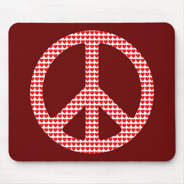 Friedenssymbol Mousepad (Vorne)