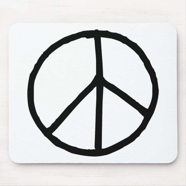 Friedenssymbol Mousepad (Vorne)