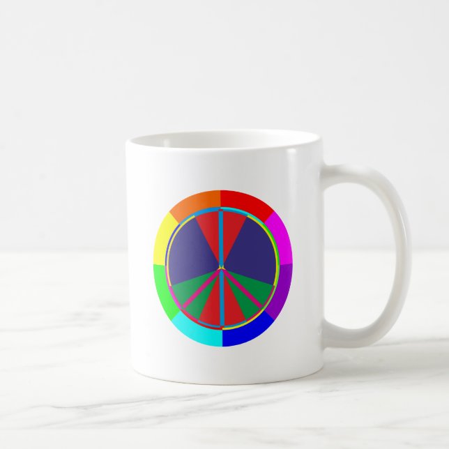 Friedenssymbol peace symbol kaffeetasse (Rechts)