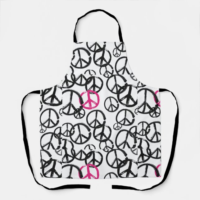 Friedenssymbol Schürze (Vorderseite)