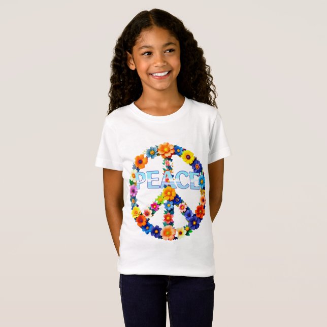FRIEDENSSYMBOL T-Shirt (Vorne ganz)