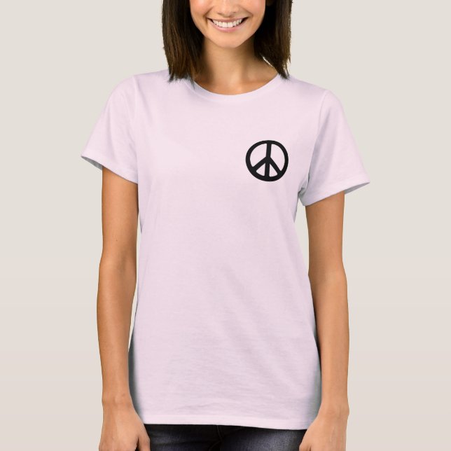 Friedenssymbol T-Shirt (Vorderseite)