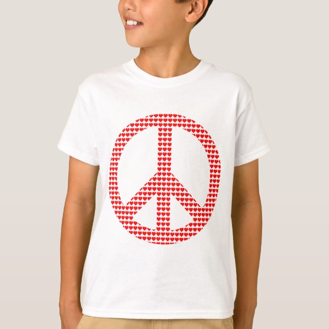Friedenssymbol T-Shirt (Vorderseite)