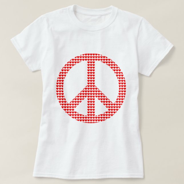 Friedenssymbol T-Shirt (Design vorne)