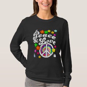 Friedenssymbol und Liebe der Frau Om Symbol Yogi Y T-Shirt