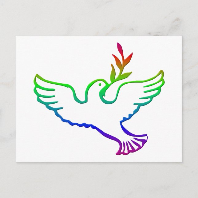 FRIEDENSTÄNDE POSTKARTE (Vorderseite)