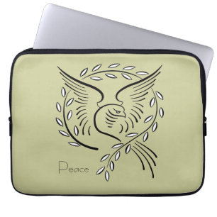 Friedenstaube Laptopschutzhülle