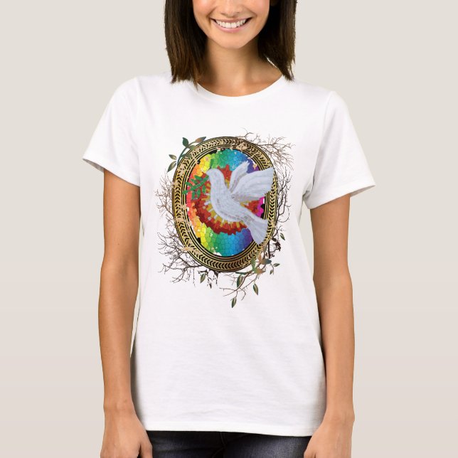 Friedenstaube T-Shirt (Vorderseite)