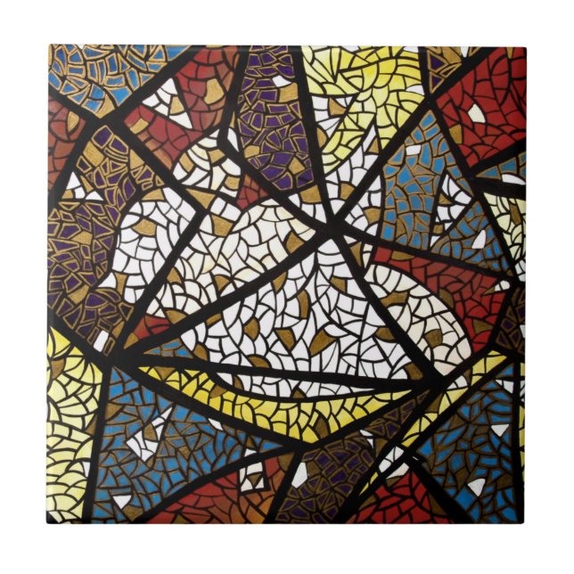 Friedenstauben-Keramik-kleine Weihnachtsfliese Fliese (Vorderseite)