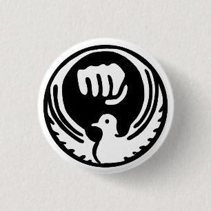 Friedenstauben-Knopf Button