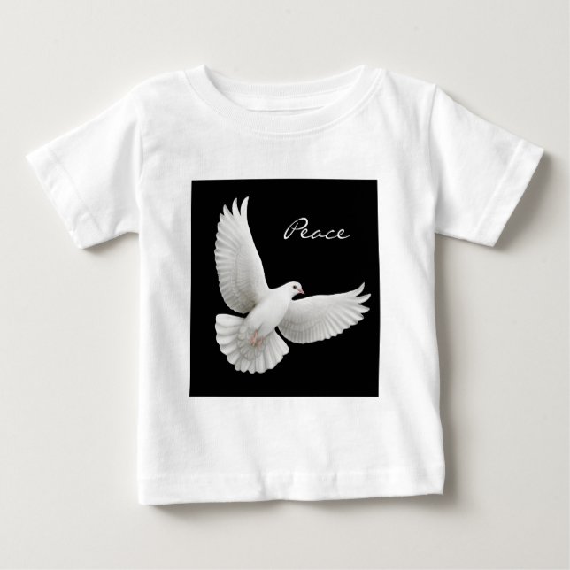 Friedenstauben-Säuglings-T - Shirt (Vorderseite)
