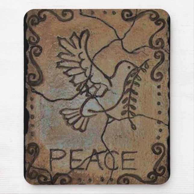 Friedenstaubenstein Mousepad (Vorne)