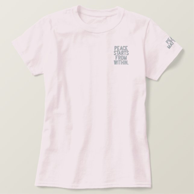 Friedenstechnische Methode T - Shirt 1 (Design vorne)