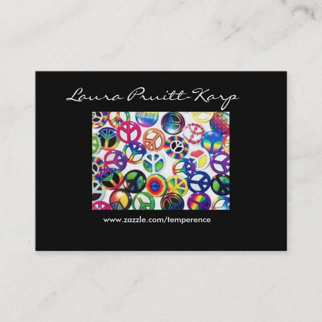 FriedensTelefonkarte Telefonnummerkarte (Vorderseite)