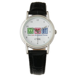 Friedenstherapie Liebe Armbanduhr