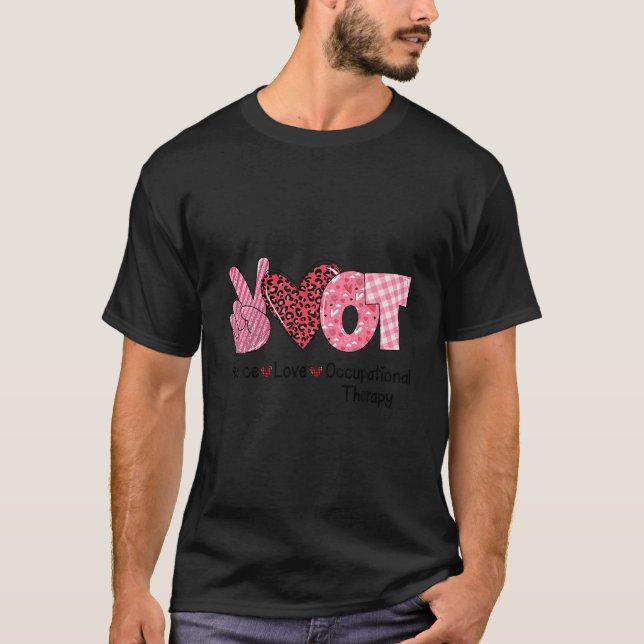 Friedenstherapie Liebe Berufliche Therapie am Funn T-Shirt (Vorderseite)