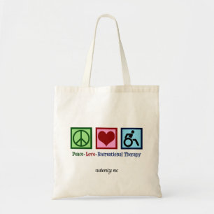 Friedenstherapie Liebe Erholungstherapie Personali Tragetasche