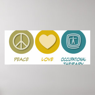 Friedenstherapie Liebe Poster