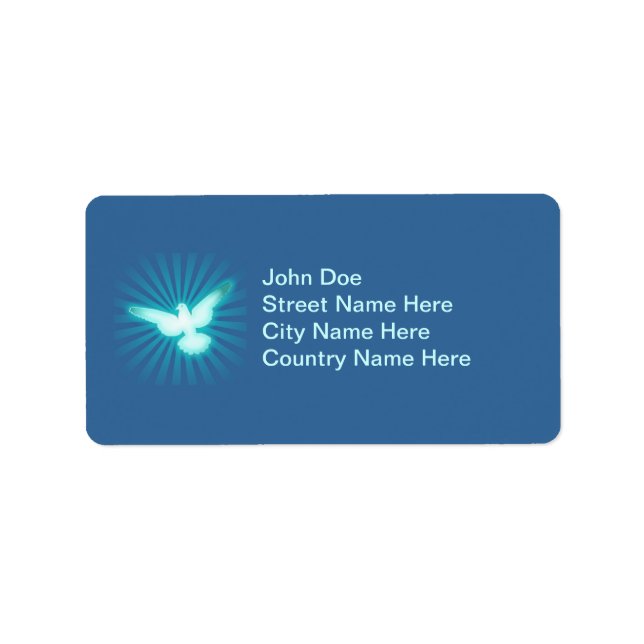 Friedenstruppe Adressaufkleber (Vorne)