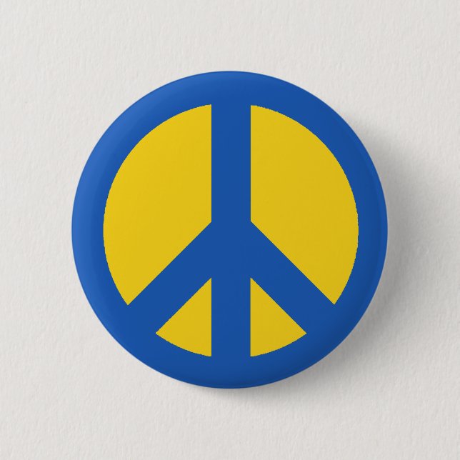 FriedensUkraine Button (Vorderseite)